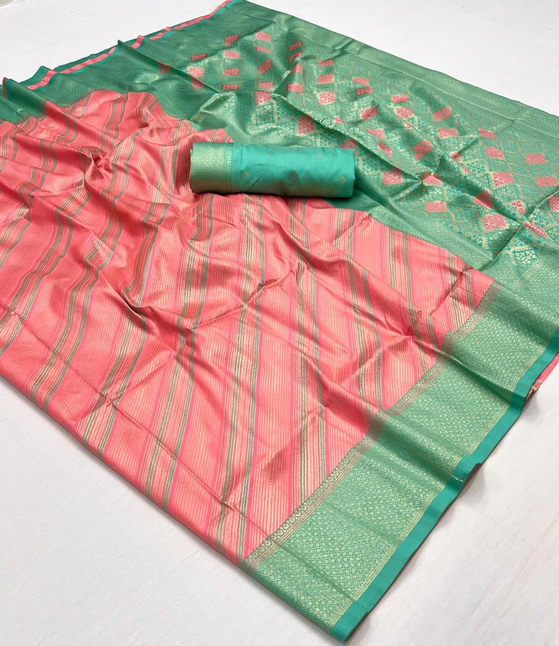 Rajbeer Kalamari Handloom Weaving Silk Wholesale Fancy Sarees Catalog — Wholesale Sarees, MPA wholesale from Surat — view 7